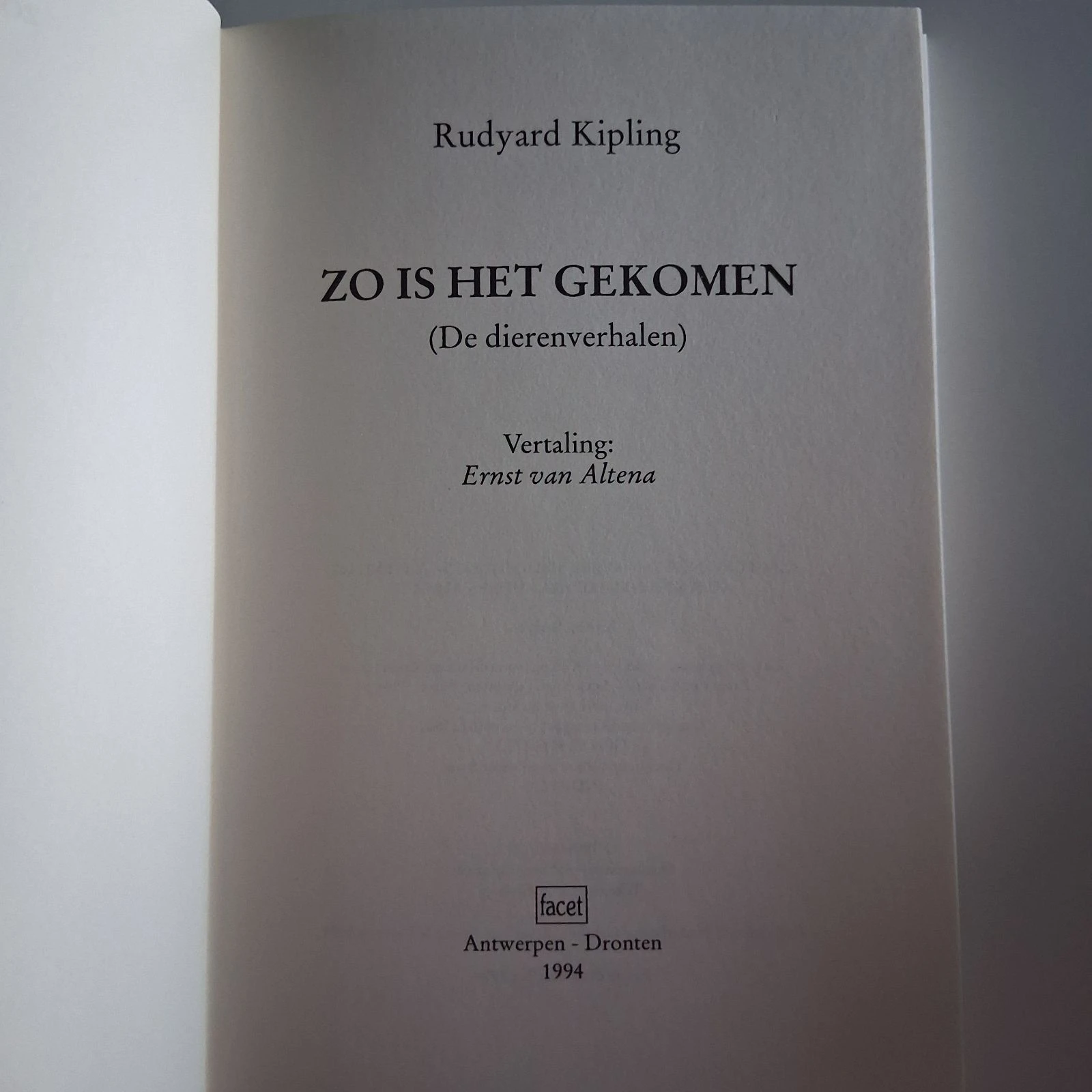 Kinderboek - Rudyard Kipling - Zo is het gekomen – photo 2